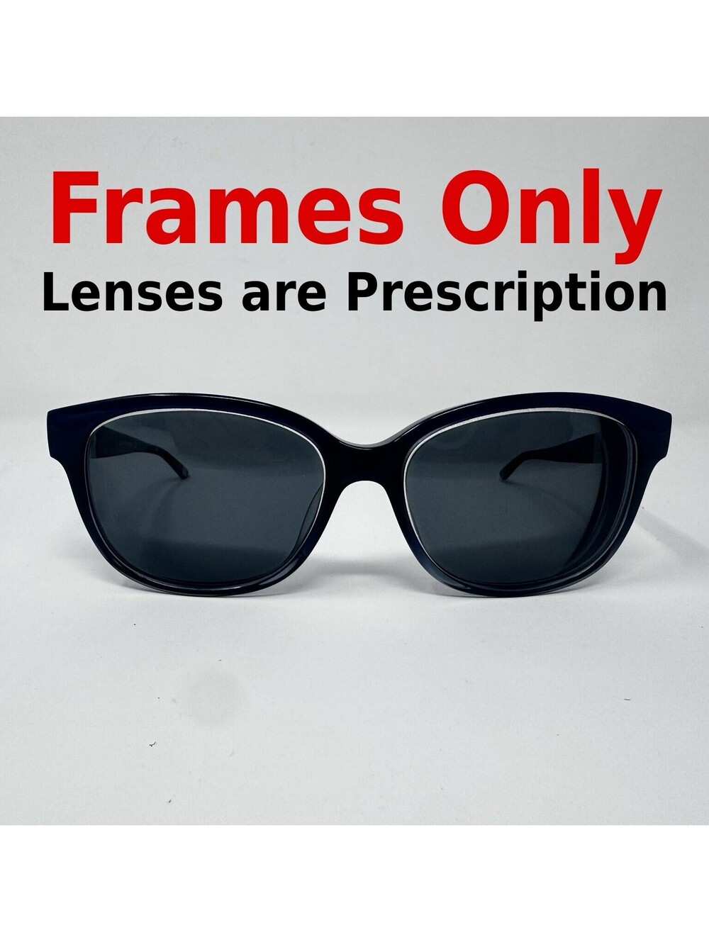 Saks Fifth Avenue 80/S EUK Y7 Navy Blue Sunglass Frames Only 54-16-135